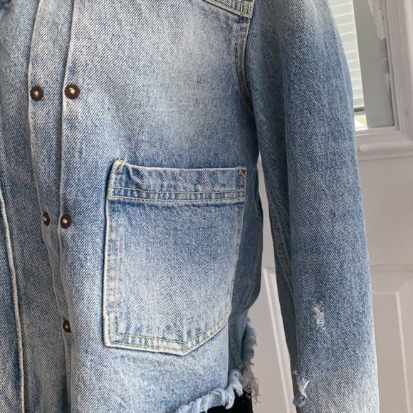 FREE PEOPLE Denim Jacket - Picture 3 of 10